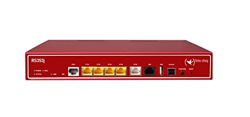 BINTEC RS353jv IP Access Router Tischgerät inkl. VDSL2 u. ADSL2+ Modem Annex B/J u. ISDN 1x ISDN-S0 inkl. 5 IPSec Tunnel All-IP