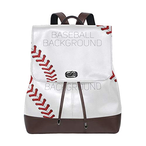 FANTAZIO Rucksack mit Baseballschnüren und Reisetasche