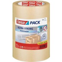 TESA Packband Tesapack® Ultra Strong Transparent (L x B) 66 m x 50 mm Inhalt: 3 Rolle(n) (51124-07-01)