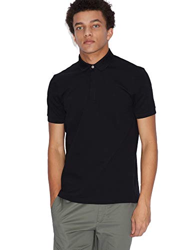 Armani Exchange Herren Elegance Poloshirt, Schwarz (Black 1200), XX-Large (Herstellergröße:XXL)