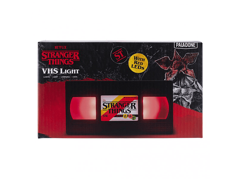 PALADONE PRODUCTS PP9948ST STRANGER THINGS VHS LOGO Lampe