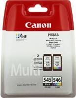 Canon PG-545/CL-546 Tintenpatrone Schwarz, Gelb, Cyan, Magenta
