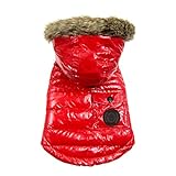 FouFou Dog FFD 61061 2016 Winter Coat Hundemantel, L, rot