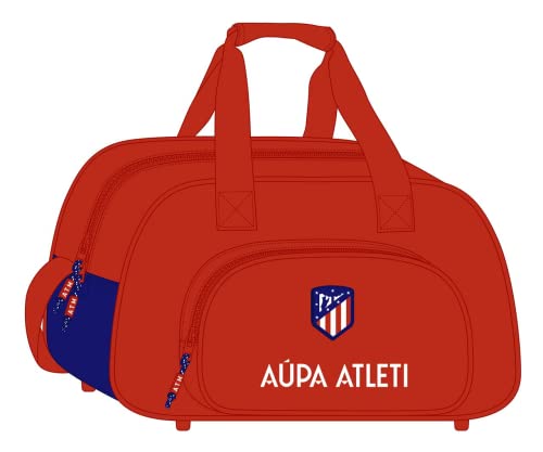 safta Unisex Kinder Sporttasche von Atlético de Madrid, 400 x 230 x 240 mm, Rot und Marineblau, Estándar