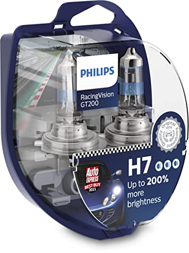 Philips H7 RacingVision GT200 55 Watt 12 Volt PX26d 12972RGTS2 (2 Stück)
