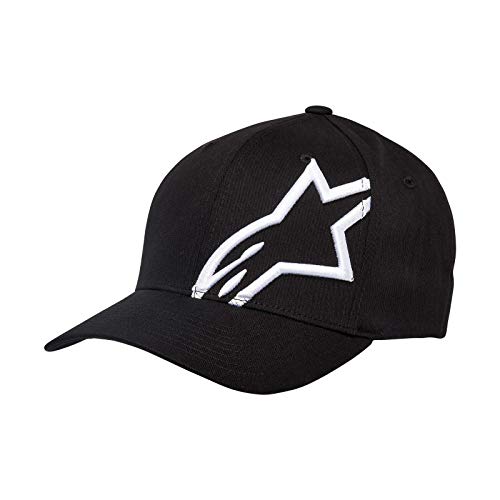 Alpinestars Herren corp shift 2 flexfit Cap Hat/Beanie Corp Shift 2 Flexfit, Schwarz (Black/White ), S/M