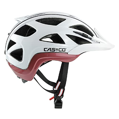 Casco Activ 2 Erwachsene Fahrradhelm, Radhelm Weiß-Rose (M 56-58)