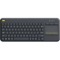 Logitech Wireless Touch Keyboard K400 Plus - Tastatur - 2,4 GHz - Deutsch - Schwarz (920-007127)