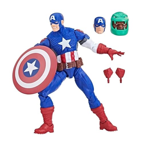Hasbro Marvel Legends Series: Ultimate Captain America Ultimates Marvel Classic Comic, 15 cm große Legends Action-Figur, Multi, F6616