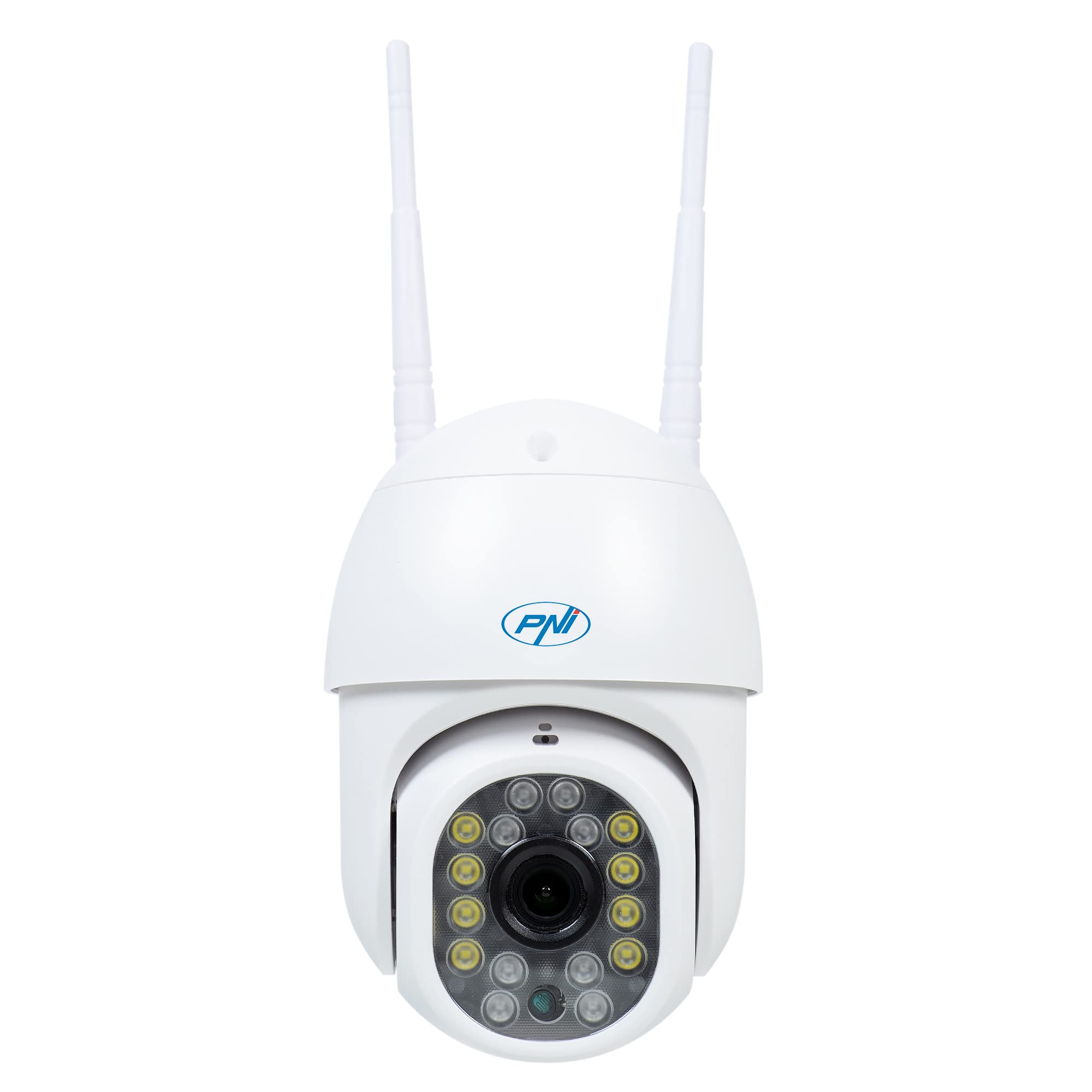 PNI IP440 WLAN-PTZ-Funk-Videoüberwachungskamera, 4 MP, digitaler Zoom, Micro-SD-Steckplatz, eigenständig, Bewegungserkennungsalarm, Bewegungsverfolgung