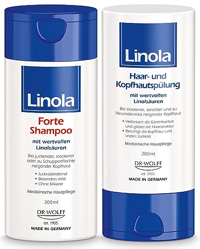Linola Forte Shampoo & Haar- und Kopfhaut-Spülung - 2 x 200 ml