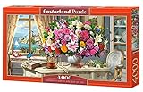 Castorland C-400263-2 Summer Flowers and Cup of Tea,Puzzle4000 Puzzle, bunt