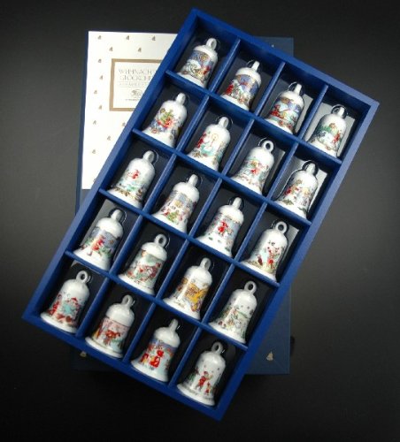 Hutschenreuther Mini-Glocken-Set 1979-1997 * Rarität, Weihnachtsglocke, Porzellanglocke, Baumanhänger, Baumschmuck, Weihnachten