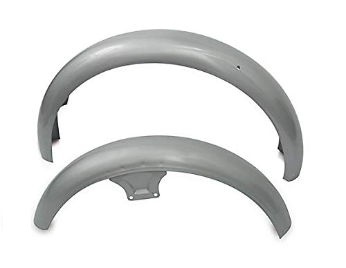 Kotflügel Schutzblech vorn & hinten grau gepulvert für Simson S50 S51 S70