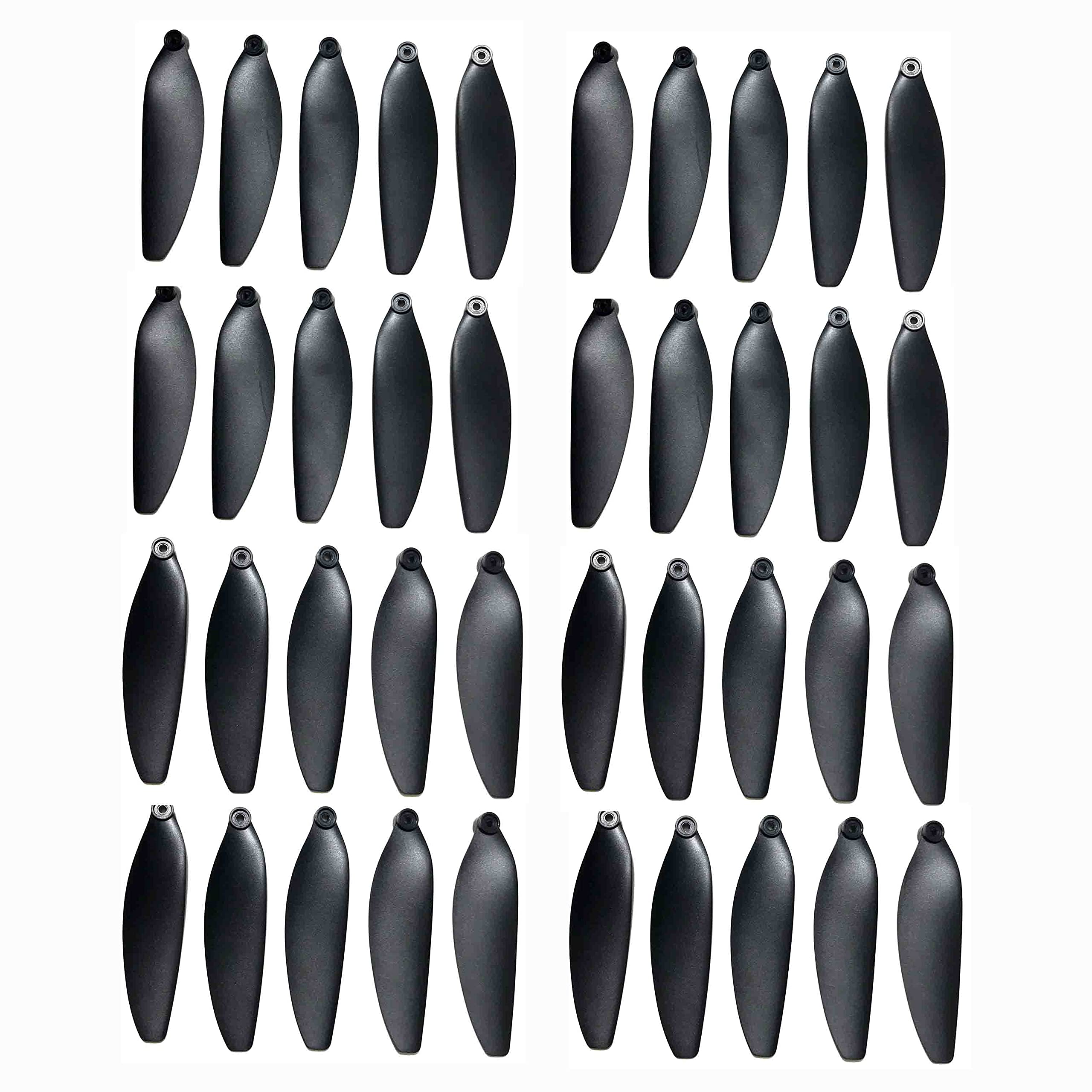 LILYY Zubehör für Drohnen 40pcs for SG907MAX RC Drone Propeller Blades Maple Leaf for SG907-MAX Quadcopter Accessories Brushless Motor Parts (Color : 40pcs)
