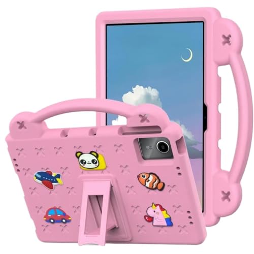 Geeignet for Lenovo Tab Xiaoxin Pad 2024 M11 2023 TB-331FC K10 Pro TB-223FC Kinder Eva Abdeckung Stoßfest Tablet Fall (Color : Pink, Size : M11 TB-331FC 2023)