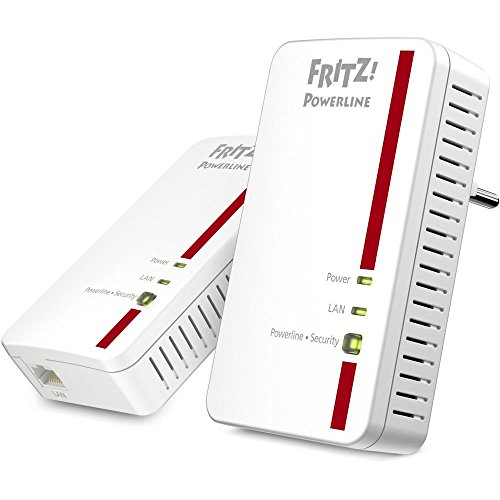 AVM FritzPowerline 1000E Set (1.200 MBit/s, ideal für HD-Streaming oder NAS-Anbindungen) deutschsprachige Version