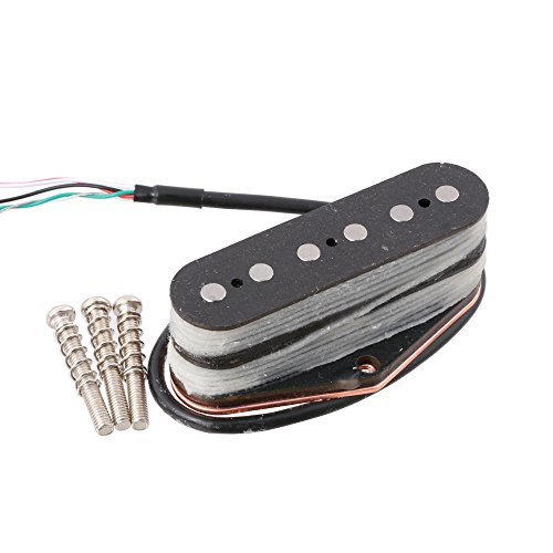 LYWS Schwarzer Magnet für elektrische Gitarre, Steg und Pickup, Alnico, 5 Magnet, für E-Gitarren