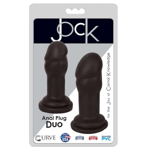 JOCK Anal Plug Duo- Black