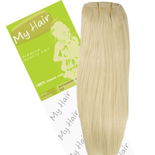 My Hair 14 inch Colour 613 Euro Weft Hair Extensions