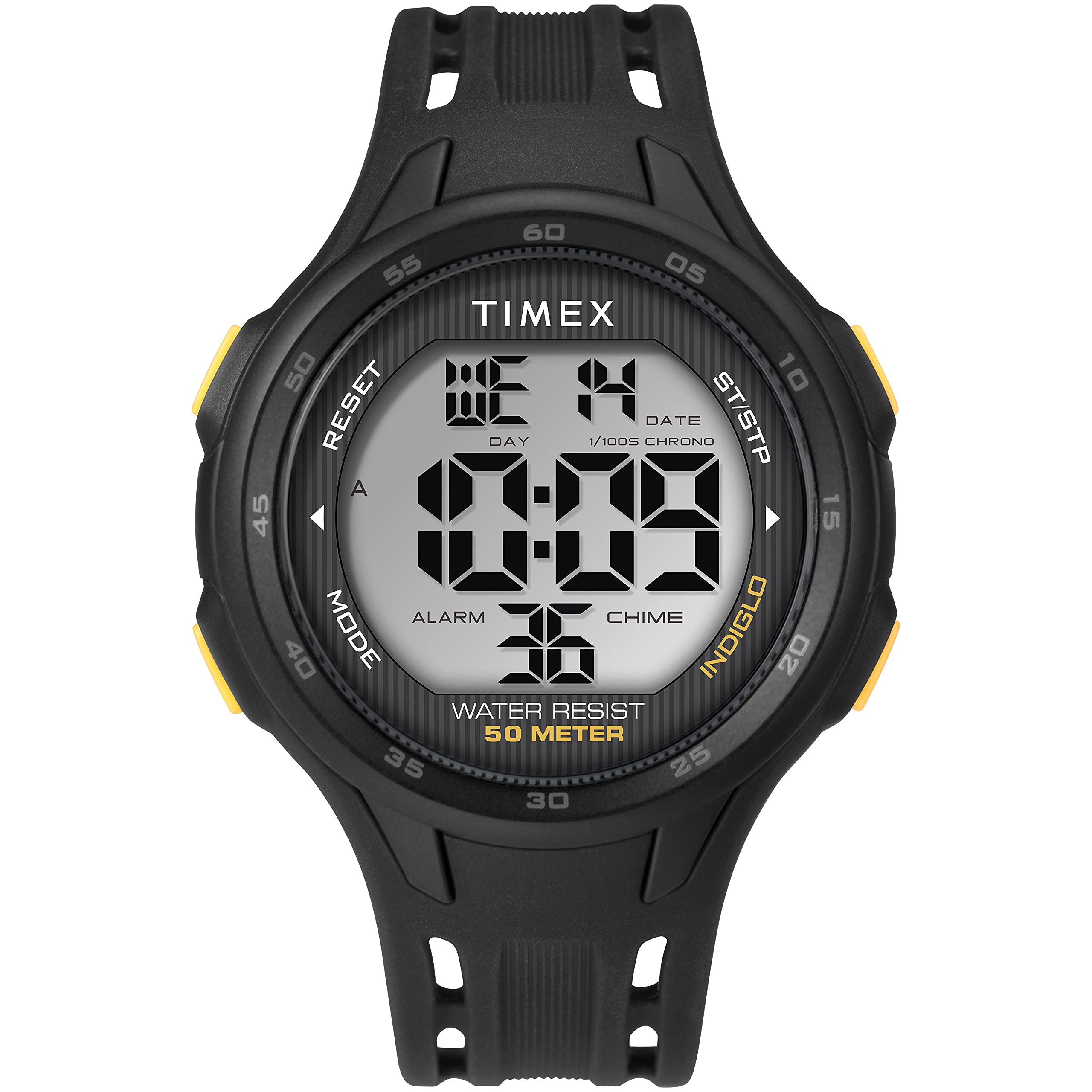 Timex DGTL 45mm Chrono Sport Armbanduhr für Herren aus Kunstharz TW5M41400