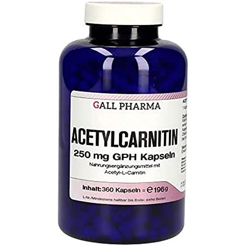 Gall Pharma Acetylcarnitin 250 mg GPH Kapseln, 1er Pack (1 x 360 Stück)
