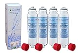 Finerfilters FF-177 Kühlschrank-Wasserfilter kompatibel mit Daewoo DW2042FR-09 Aqua Crystal Kühlschrank Gefrierschrank Wasserfilter (4 Stück)