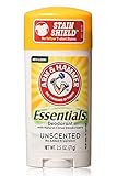 Arm & Hammer Essentials Natural Deodorant, geruchlos, 70 ml, 4 Stück
