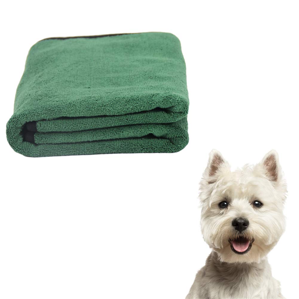 Csheng Welpen Unterlage Welpenunterlage Welpentraining Pad Hunde-Inkontinenz-Pads Hundematte wasserdichte Hundedecke Welpenauflagen Haustier-Auflagen Green,L