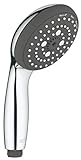 GROHE Vitalio Start 100 - Handbrause (wassersparend, 3 Strahlarten, universale Befestigung, robust), chrom, 26031000