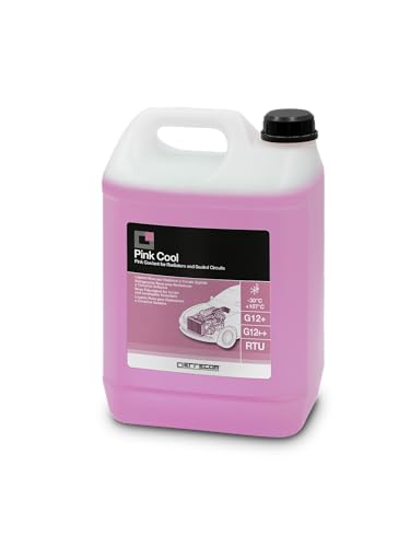 ERRECOM Pink Cool, Rosa Kühlerflüssigkeit -30°C/+107°C, G12+ G12++ Frostschutzmittel mit SI-Oat Inhibitorpaket 100% silylalysiert, Gebrauchsfertig, 5 Liter