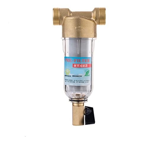 Wasserfiltersystem Siphon-Backwas Vorfilter Wasserfilter Erster Schritt des Wasserreinigungssystems Messing-Edelstahlgewebe-Vorfilter (Color : 1 in male, Size : X)