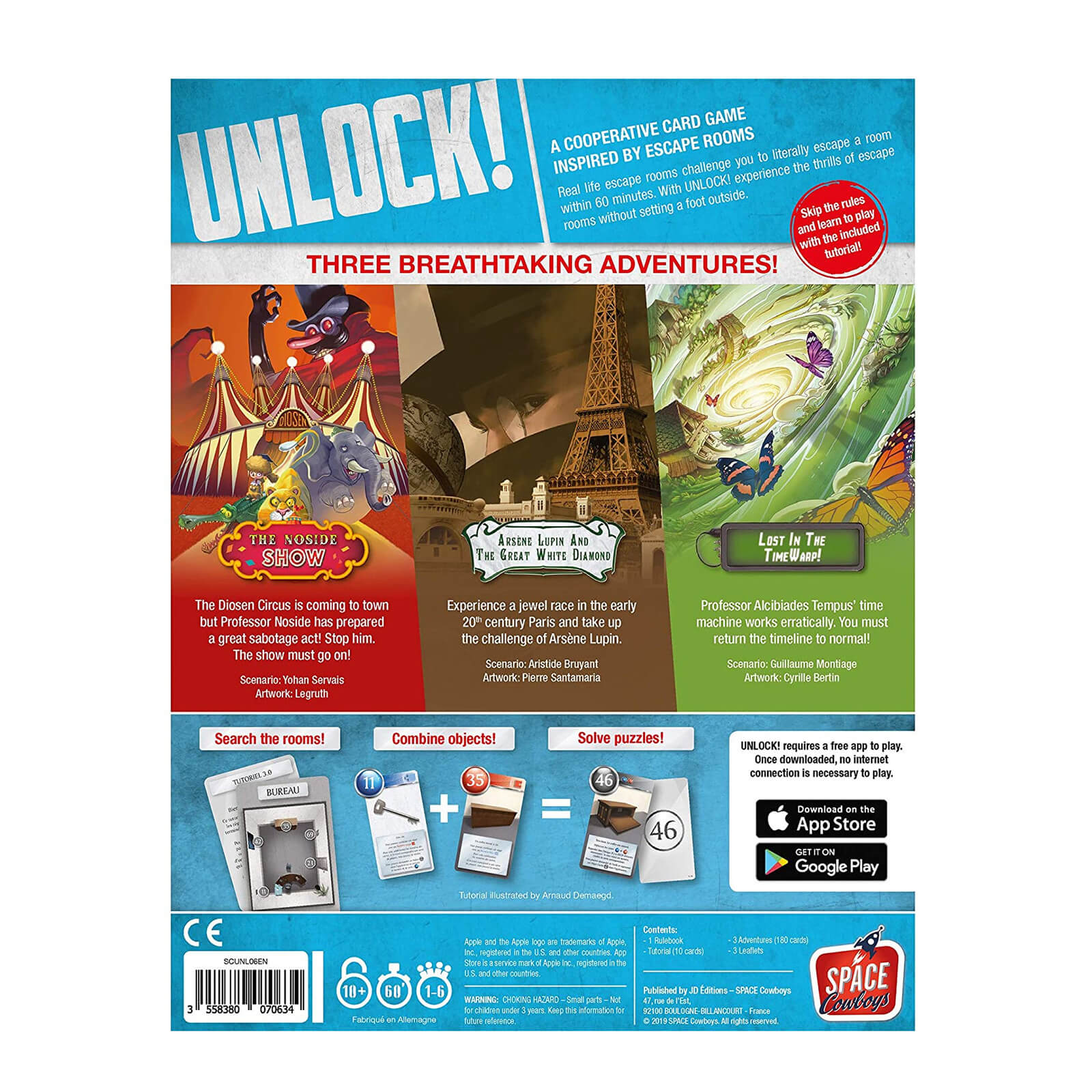 Unlock 6! Timeless Adventures Card Game 2