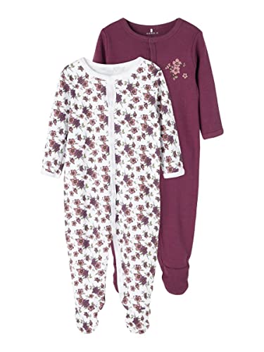 Baby Schlafanzug Doppelpack , Organic Cotton lila Gr. 50 Mädchen Baby