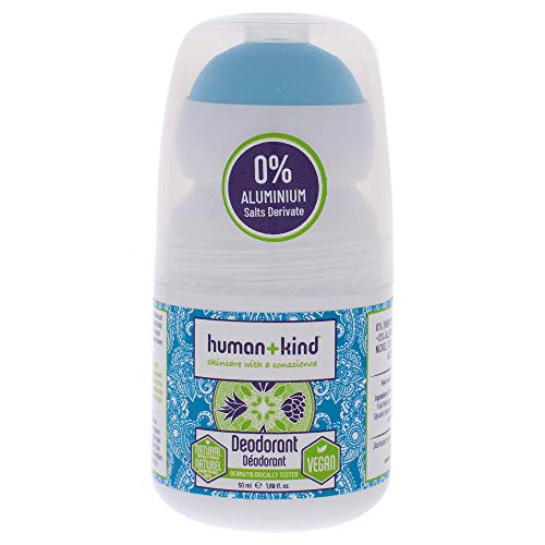 Human+Kind - Veganes Deodorant - 0% Aluminiumsalze Derivate - natürlich gewonnen 100% - Dermatologisch getestet - Bietet effektiven Schutz vor Schweiß und Körpergeruch - 200 ml
