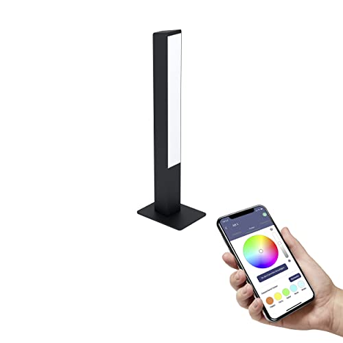 EGLO connect.Z Smart-Home LED Tischlampe Simolaris-Z, Tischleuchte, ZigBee, App und Sprachsteuerung, Lichtfarbe einstellbar (warmweiß-kaltweiß), RGB, dimmbar