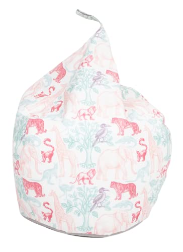 Delsit Kindersitzsack BeanBag - Sitzsack Kinder mit EPS-Perlen Füllung - Kindersitz mit Abnehmbarem Bezug - Baby Sitzsack Jungen- Sitzsack Kinder Mädchen - 9 Monate bis 6 Jahre - TEX8-2203