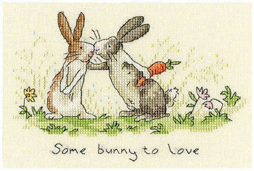 Bothy Threads Kreuzstich-Set, Motiv "Some Bunny to Love"