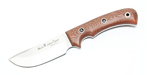 Muela Unisex - Erwachsene Aborigen braun Messer, Silber, one Size