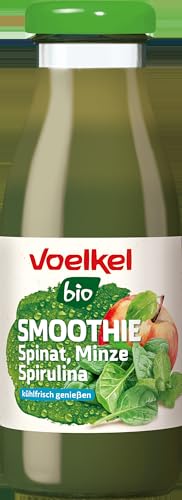 Voelkel Bio Smoothie Spinat Minze Spirulina, kühlfrisch (6 x 0,25 l)