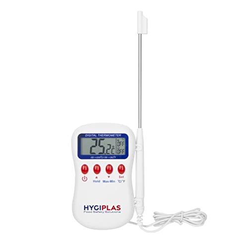Hygiplas 6034 Digitaler Thermometer für Die Küche