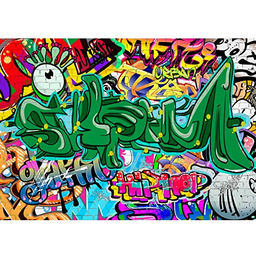 Fototapeten Graffiti Streetart 352 x 250 cm Vlies Wand Tapete Wohnzimmer Schlafzimmer Büro Flur Dekoration Wandbilder XXL Moderne Wanddeko - 100% MADE IN GERMANY - Runa Tapeten 9067011a