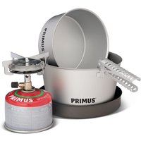 Primus Campingkocher Set - Mimer Stove Kit II - Camping Kochset mit 1x Gaskocher, 1x Pfanne & 2x Töpfe - Outdoor Kochgeschirr mit Primus Gaskocher Camping - Kochgeschirr Outdoor - Outdoor Kochset