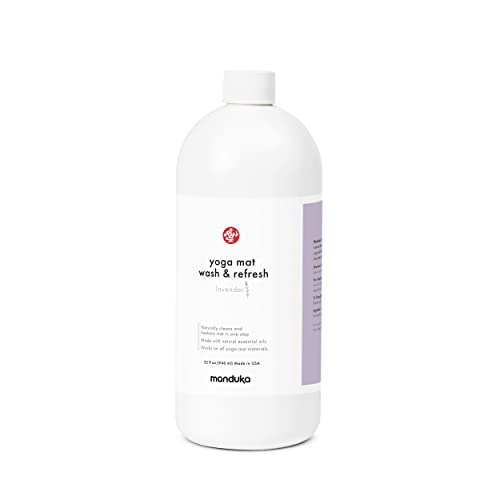 Manduka Unisex-Erwachsene Matte waschen und auffrischen Yoga Natural Mat Wash and Refresh, Lavendel, 900 ml, 1 Count (Pack of 1)