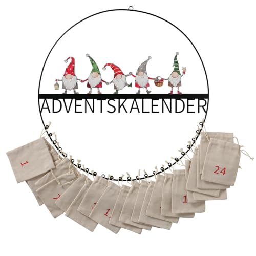 Boltze Adventskalender Harald DIY Weihnachtskalender selber füllen Stoffsäckchen Weihnachten Advent Kinder Erwachsener XMAS