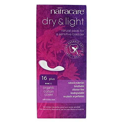 Natracare Organic Dry and Light Inkontinenz-Einlagen, 20 Stück