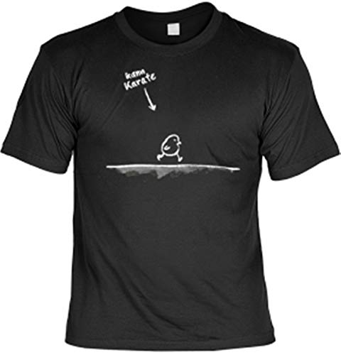 Fun T-Shirt Kann Karate Küken Shirt 4 Heroes Geburtstag Geschenk geil Bedruckt mit Spassvogel Urkunde