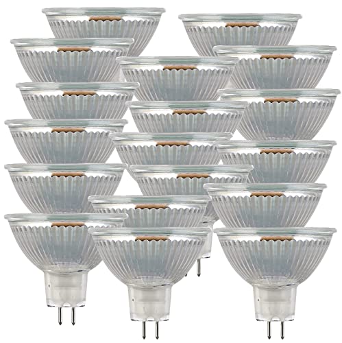 Luminea LED Lampe: 18er-Set LED-Glas-Spots, GU5.3, 3 W (ersetzt 25 W), tageslichtweiß (Gu5.3 LED-Lampen)