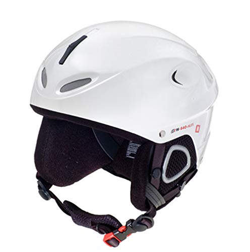 rueger-helmets RW-640 mit Lautsprecher Skihelm Snowboardhelm Ski Snowboard Skisport Bergsport, Größe:XL (61-62), Farbe:Matt Weiß