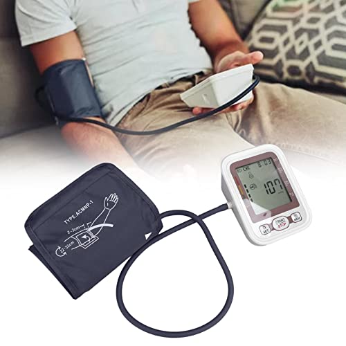 Blutdruckmessgerät, Digitales BP Monitor Home Kit, Blutdruckmessgerät Oberarm Großbild Automatik Pulsfrequenz Blutdruckmessgerät für ältere Menschen für Den Heimgebrauch